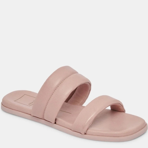 🔹️Dolce Vita 🔹️Women's Adore Puffy Band Slide Sandals ROSE COLOR NWOB ✨️ - Picture 1 of 9